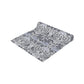 Folded fabric with a floral pattern on a white background