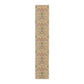 A floral patterned table runner inspired by William Morris' work, displayed on a dining table.