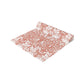 Floral patterned fabric on a white background