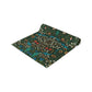 A floral patterned table runner inspired by William Morris, displayed on a dining table.