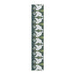 Long rectangular mat with swan design on a white background