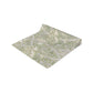 Folded fabric with a floral pattern on a white background