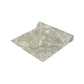 Folded fabric with a floral pattern on a white background