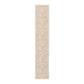 Beige rectangular tile with a textured surface on a white background