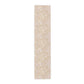 Beige patterned rug on a white background
