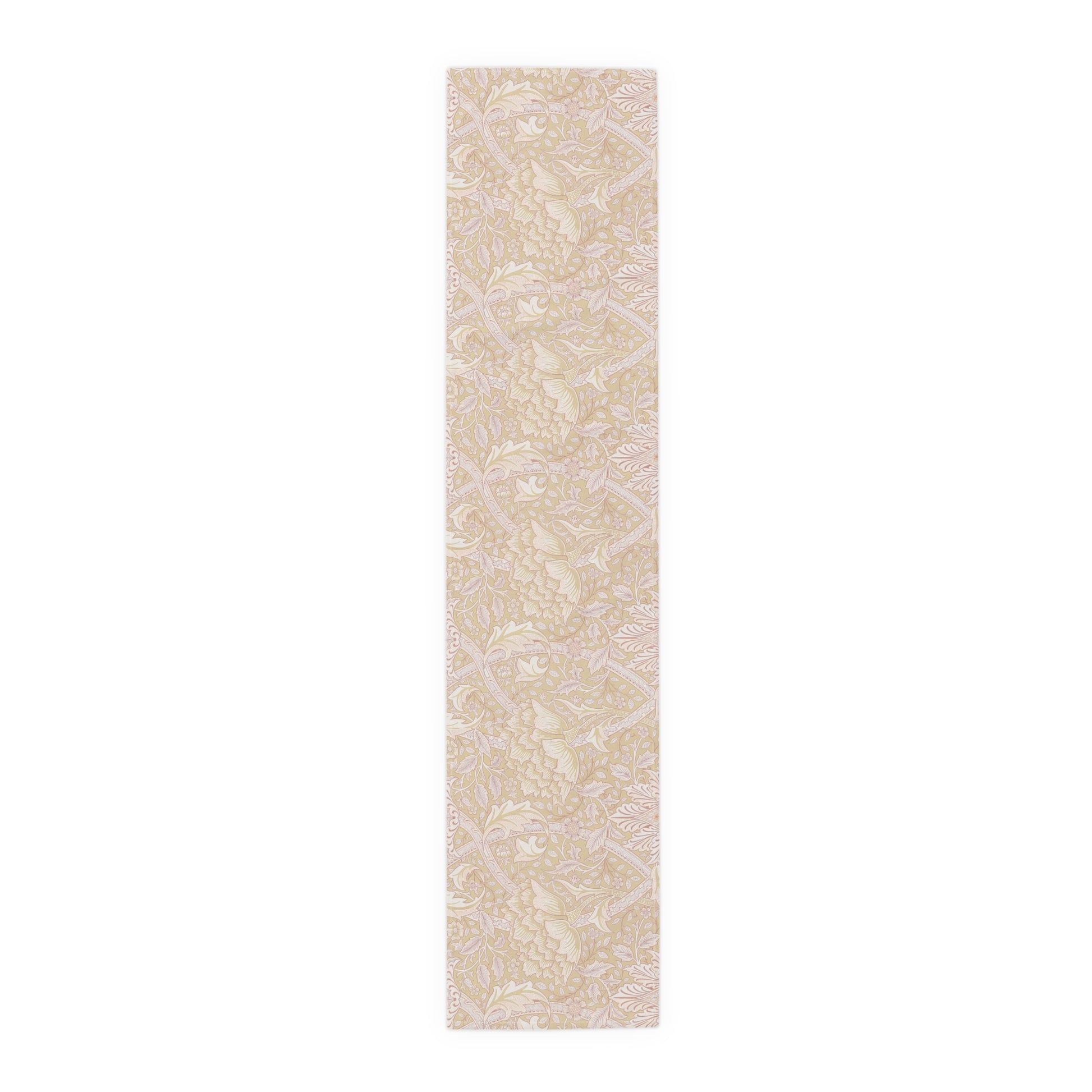 Beige patterned rug on a white background
