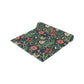Floral patterned fabric on a white background