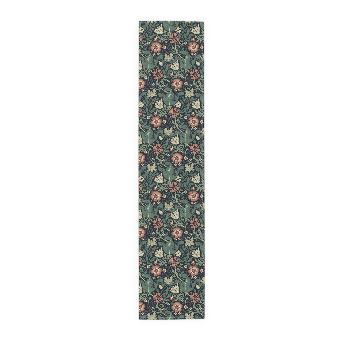 Floral patterned mat on a white background