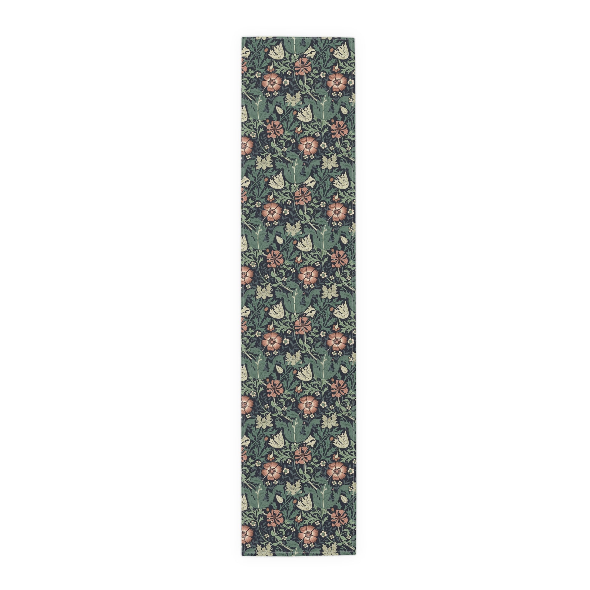 Floral patterned mat on a white background