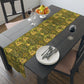 Table Runner inspired by William Morris - Honeysuckle Collection (Gold)
