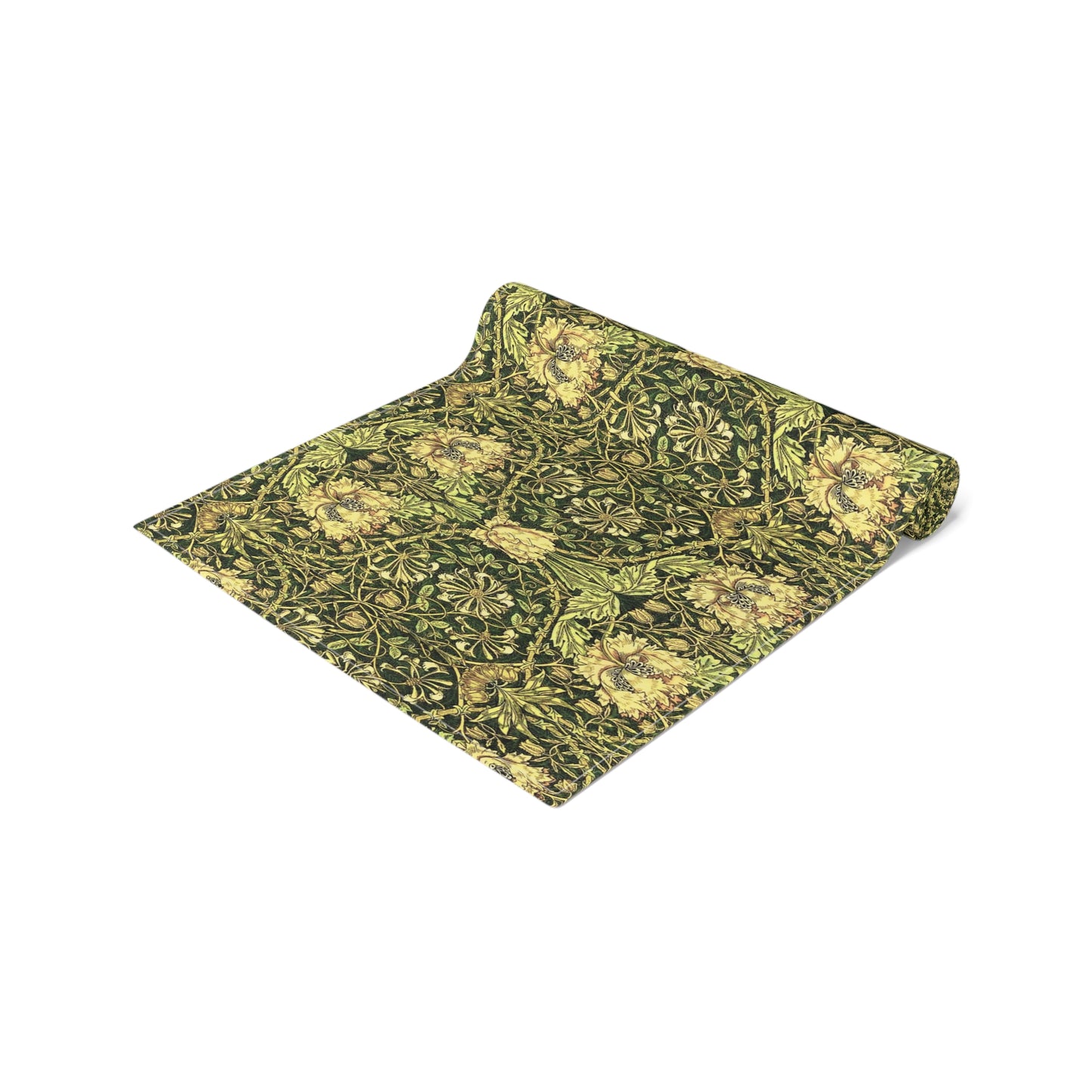Table Runner inspired by William Morris - Honeysuckle Collection (Gold)