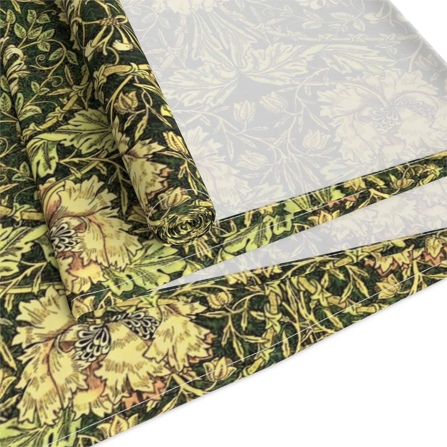 Table Runner inspired by William Morris - Honeysuckle Collection (Gold)