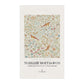Tea Towel designed by William Morris & Co in a beige floral pattern called Newill Collection (Day) - Art Print on a Tea Towel