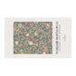 Tea Towel designed by William Morris & Co in a pink floral pattern called Bird & Pomegranate Collection (Rosella) - Art Print on a Tea Towel