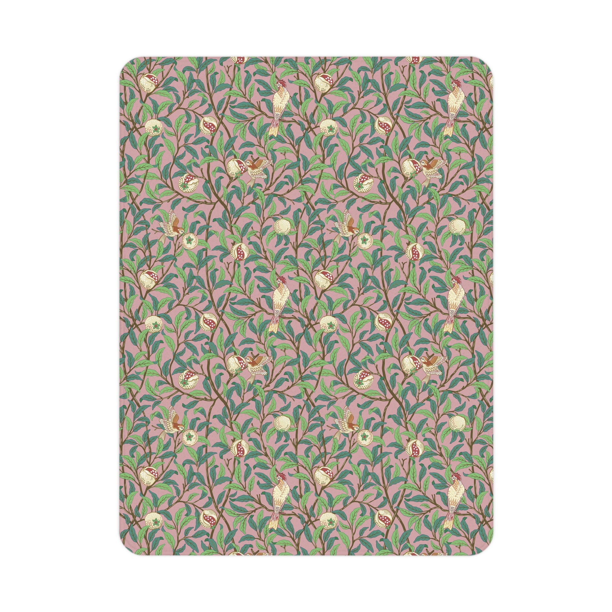Patterned notebook cover with floral design on a white background