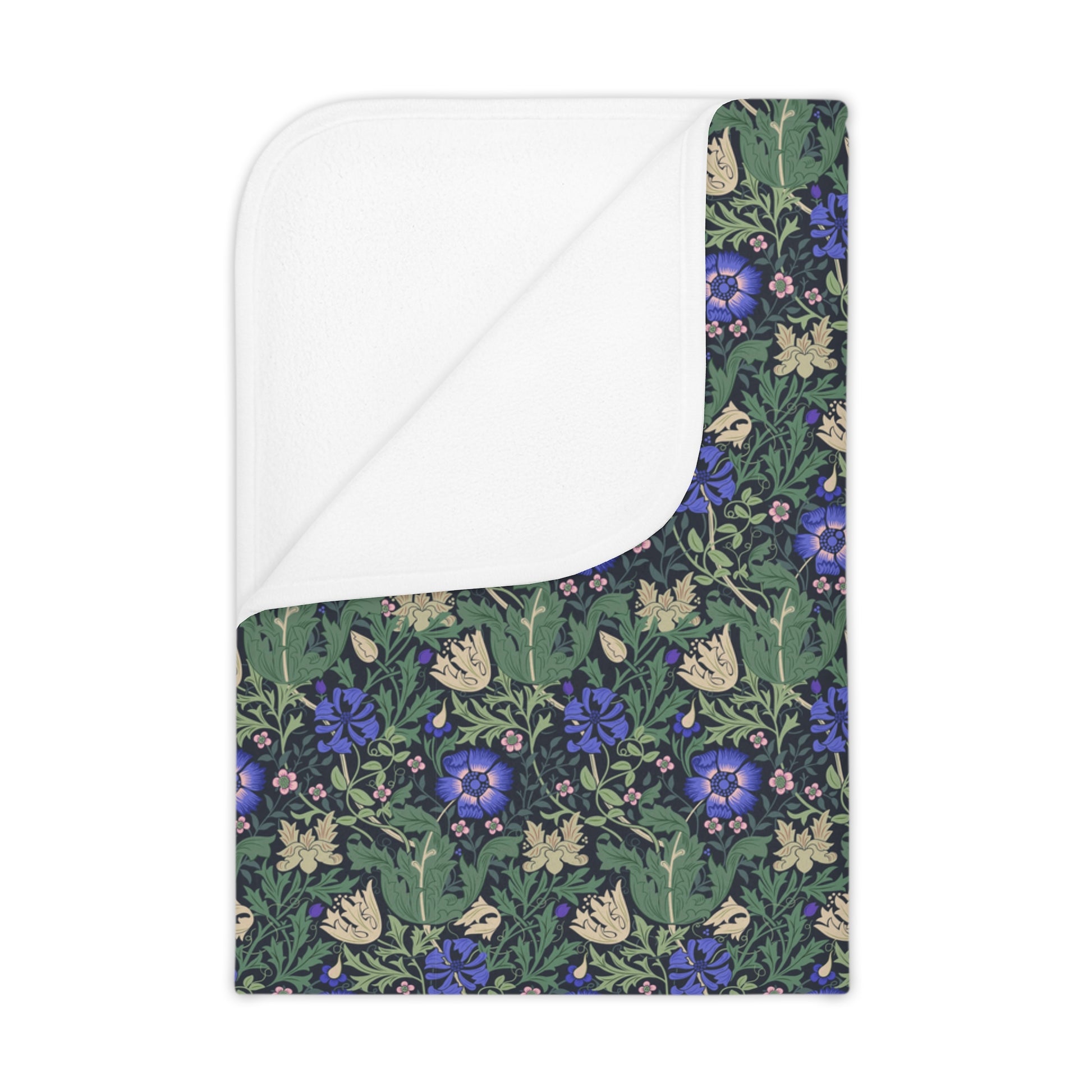 Floral patterned product on a white background