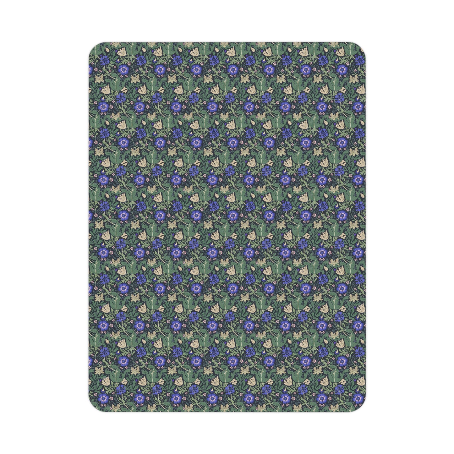 Floral patterned product on a green background