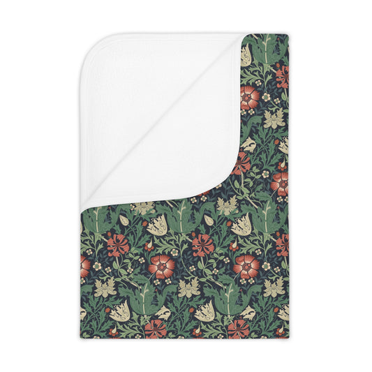 Floral patterned product on a white background