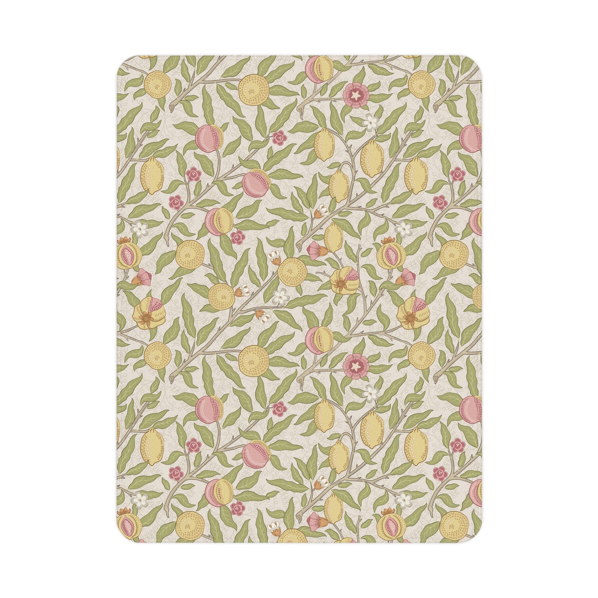 Floral patterned product on a white background