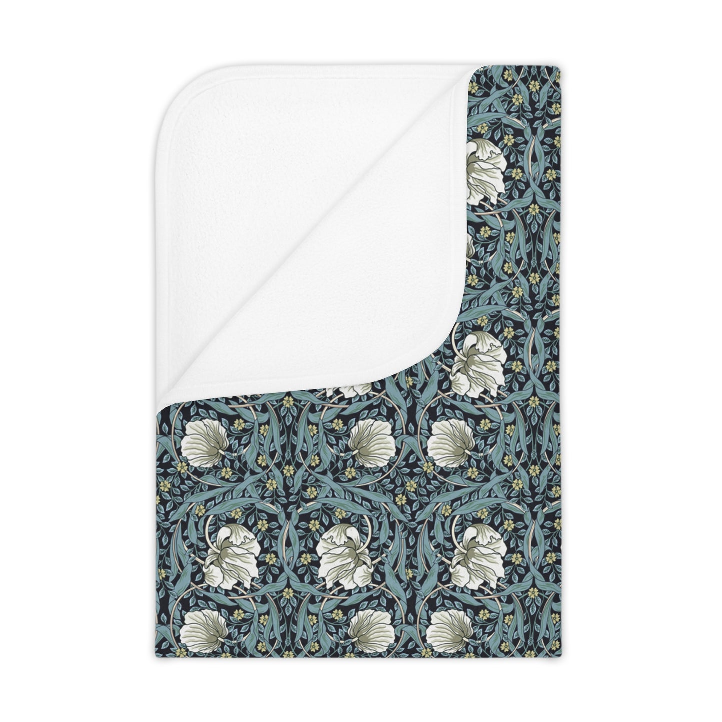 Floral patterned product on a white background