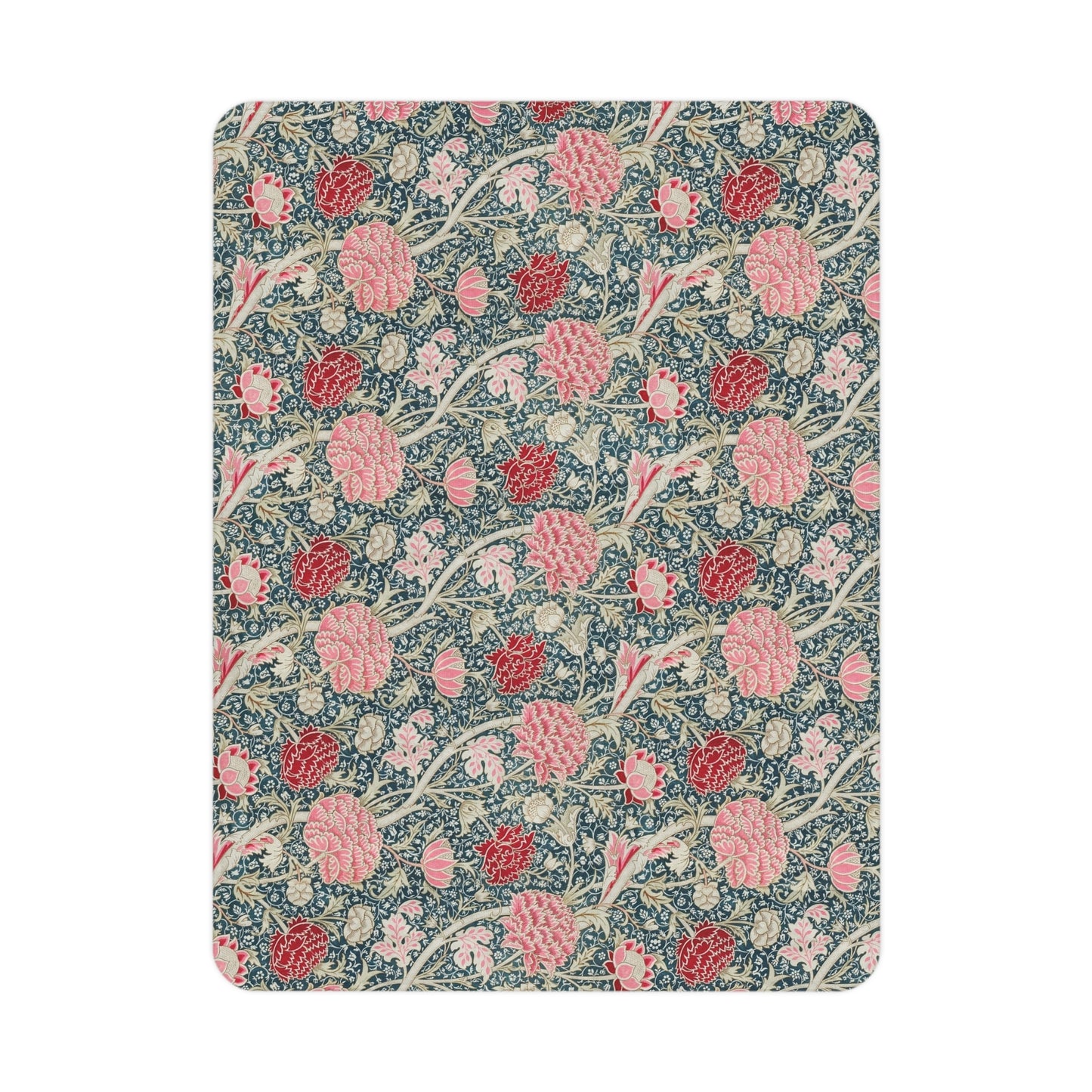 Floral patterned product on a white background