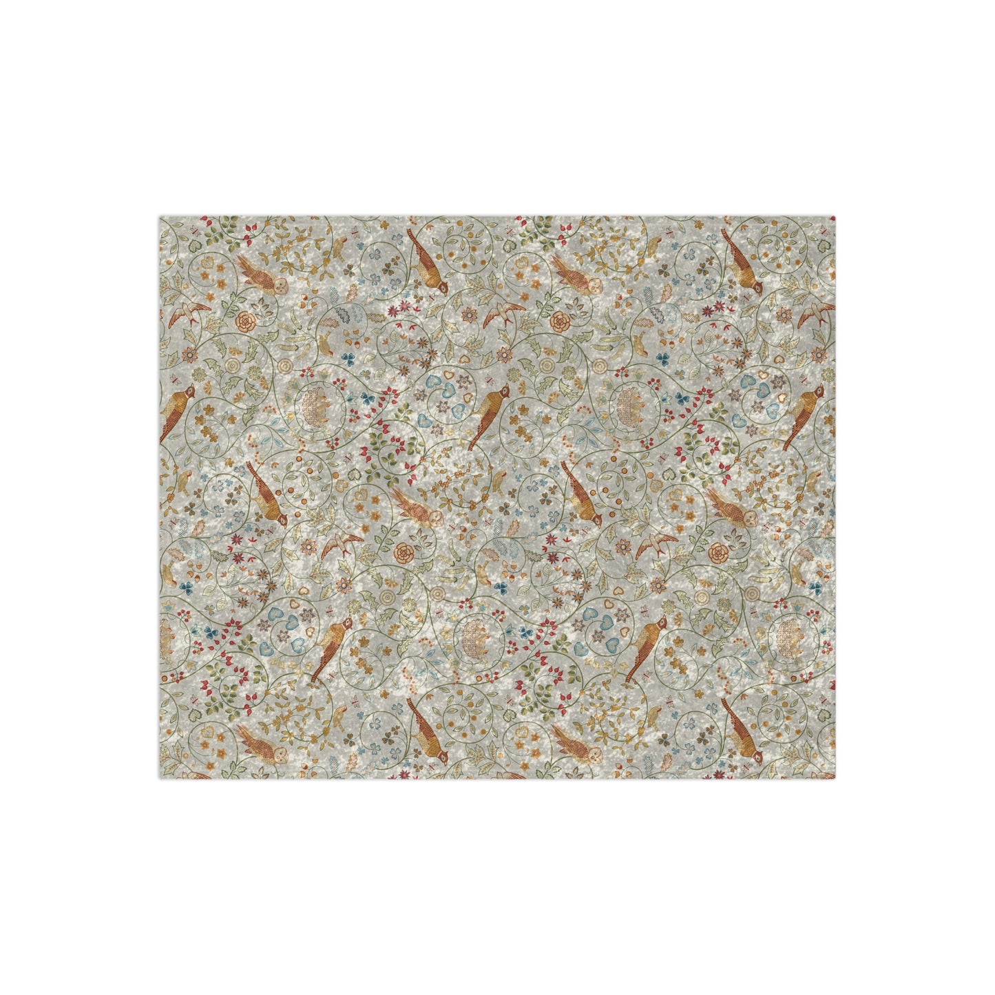 Velvet Blanket inspired by William Morris - Newill Collection (Day)