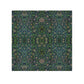 Washcloth inspired by William Morris & Co - Violet and Columbine Collection (Green)