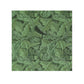 A green floral patterned washcloth inspired by William Morris' Acanthus Collection.