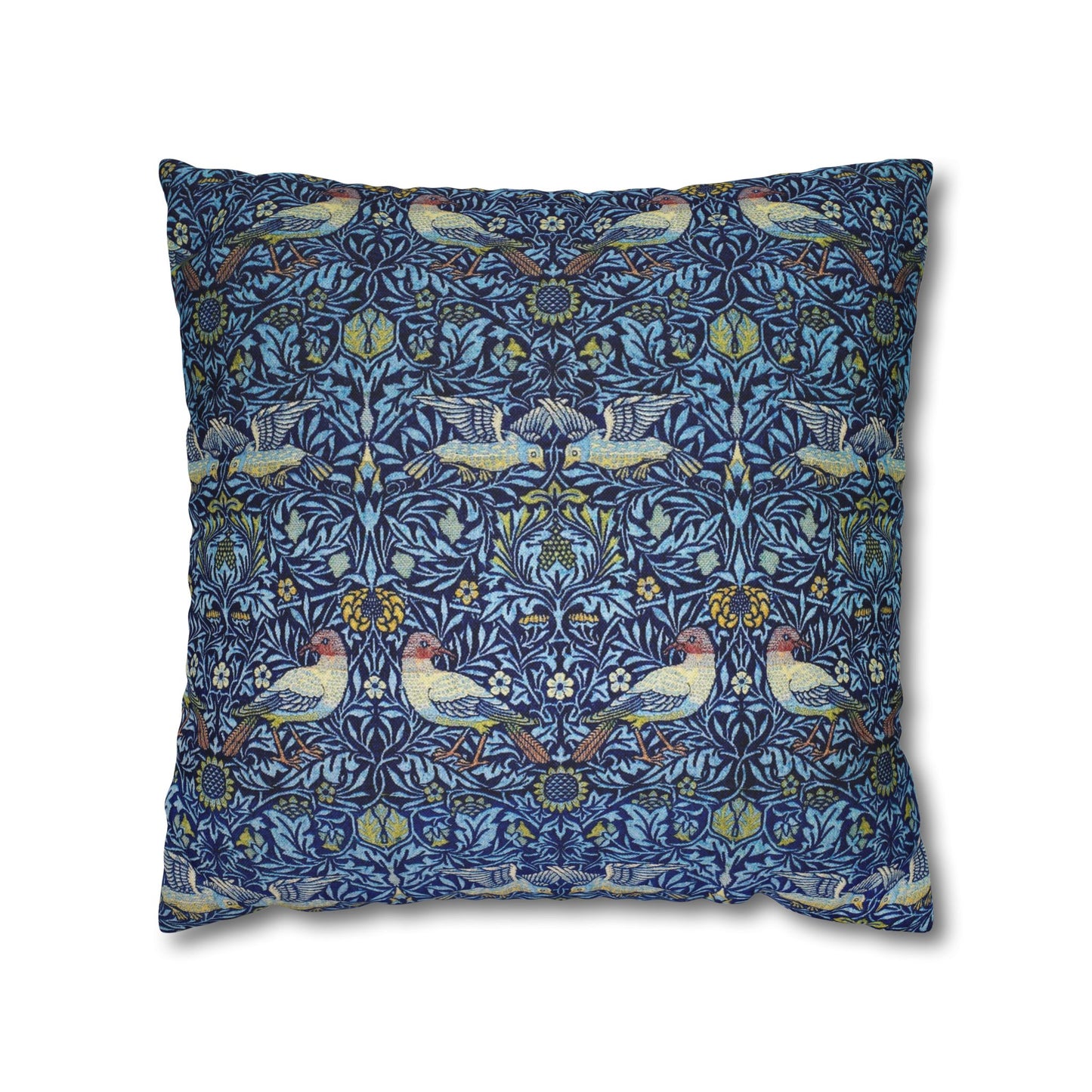 Decorative pillow with intricate pattern on a white background