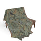 Woven Cotton Blanket inspired by William Morris - Acanthus Collection (Grey)