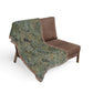 Woven Cotton Blanket inspired by William Morris - Acanthus Collection (Grey)