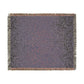 Woven blanket with a pattern on a white background