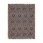 Woven Cotton Blanket inspired by William Morris - Anemone Collection (Aqua)