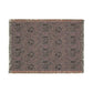 Woven Cotton Blanket inspired by William Morris - Anemone Collection (Aqua)