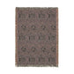 Woven Cotton Blanket inspired by William Morris - Anemone Collection (Aqua)