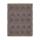 Woven Cotton Blanket inspired by William Morris - Anemone Collection (Aqua)