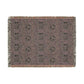Woven Cotton Blanket inspired by William Morris - Anemone Collection (Aqua)