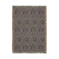 Woven Cotton Blanket inspired by William Morris - Anemone Collection (Mist)