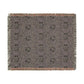 Woven Cotton Blanket inspired by William Morris - Anemone Collection (Mist)