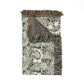 Woven Cotton Blanket inspired by William Morris - Anemone Collection (Mist)