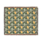 Woven Cotton Blanket inspired by William Morris - Chrysanthemum Collection (Yellow)