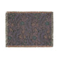 Woven Cotton Blanket inspired by William Morris - Larkspur Collection (Fern)