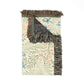 Woven Cotton Blanket inspired by William Morris - Larkspur Collection (Fern)