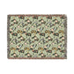 Decorative blanket with intricate pattern on a white background