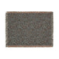 Decorative throw blanket with intricate pattern on a white background
