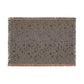 Textured blanket with a pattern on a white background