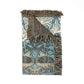 Woven Cotton Blanket inspired by William Morris & Co in a pattern called Peacock and Dragon Collection