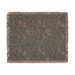 Textile with floral pattern on a plain background