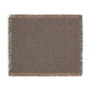 Textured blanket with a subtle pattern on a white background