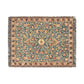 Decorative rug with floral pattern on a white background